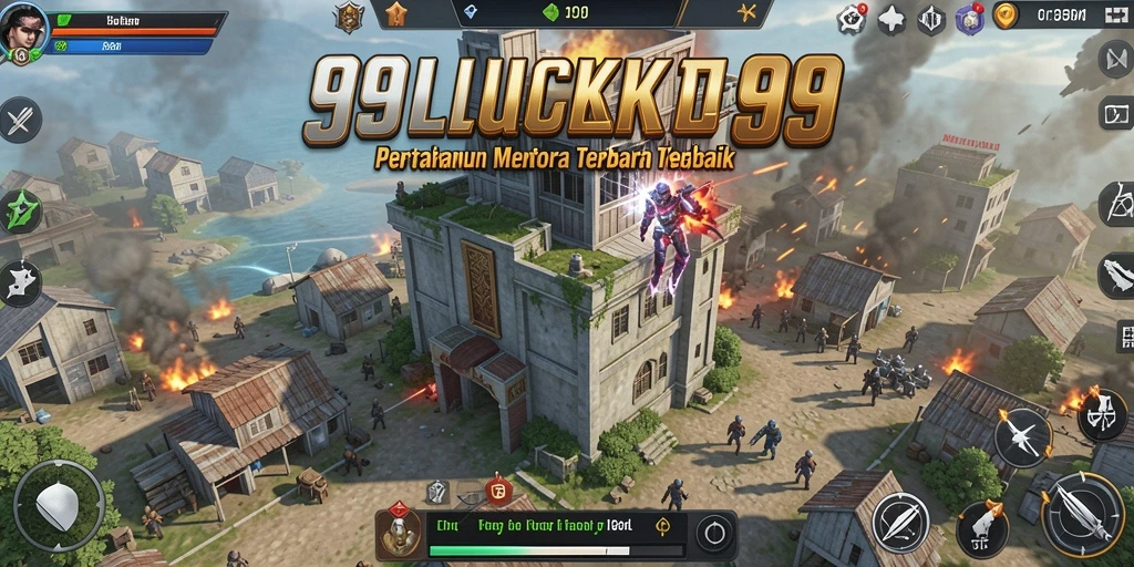 Tampilan screenshot gameplay 99LUCK99 yang menampilkan aksi Tower Defense yang mendebarkan.