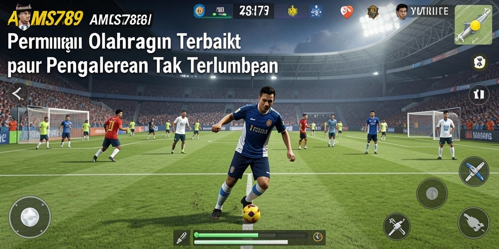 Tangkapan layar <strong>AMS789</strong> menampilkan aksi seru dalam pertandingan olahraga.