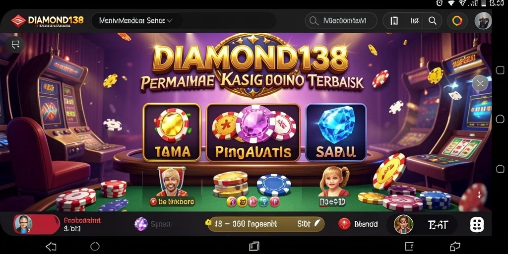 Screenshot menunjukkan tampilan gameplay memikat dari DIAMOND138.