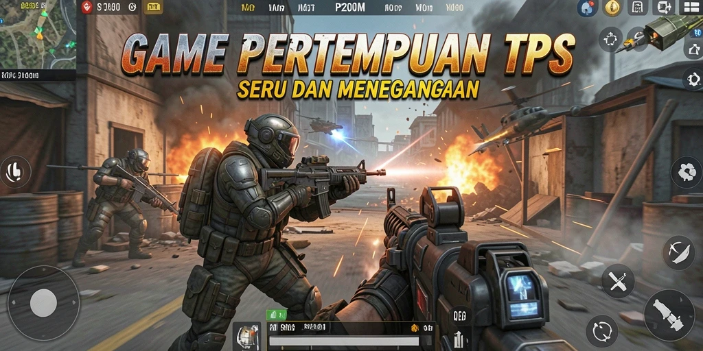 Tangkapan layar P200M menampilkan aksi pertempuran TPS yang mendebarkan.