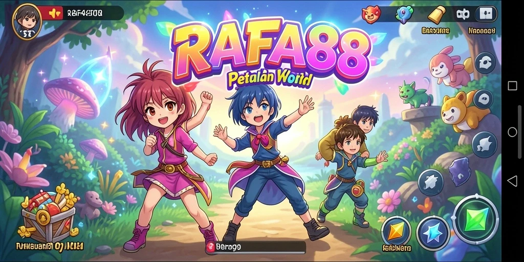 Tampilan menarik dari gameplay RAFA88 yang penuh warna.