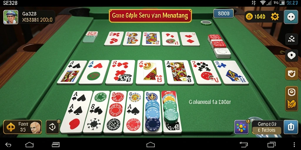 Tampilan gameplay seru dan penuh strategi dalam SE328.