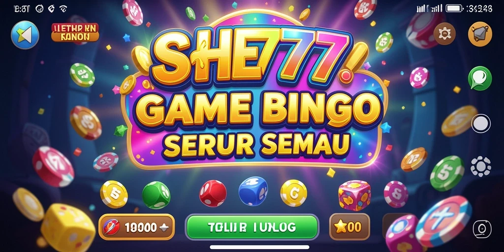 Tampilan gameplay SHE777 yang seru dan interaktif dalam permainan Bingo.