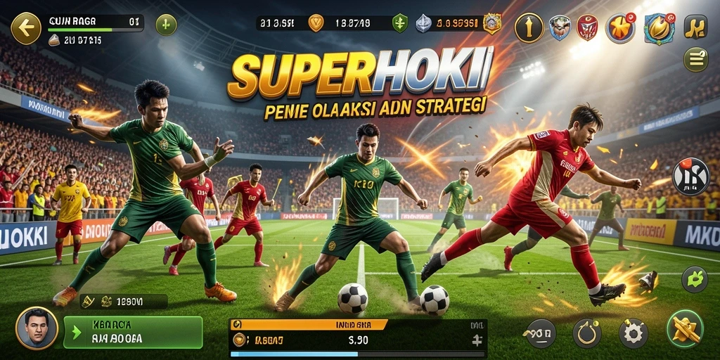 Tampilan gameplay SUPERHOKI yang menarik dan penuh aksi.